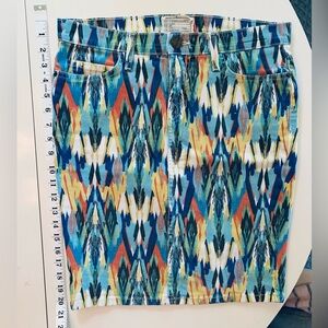 Current/Elliott Anthropologie Denim Pencil Skirt